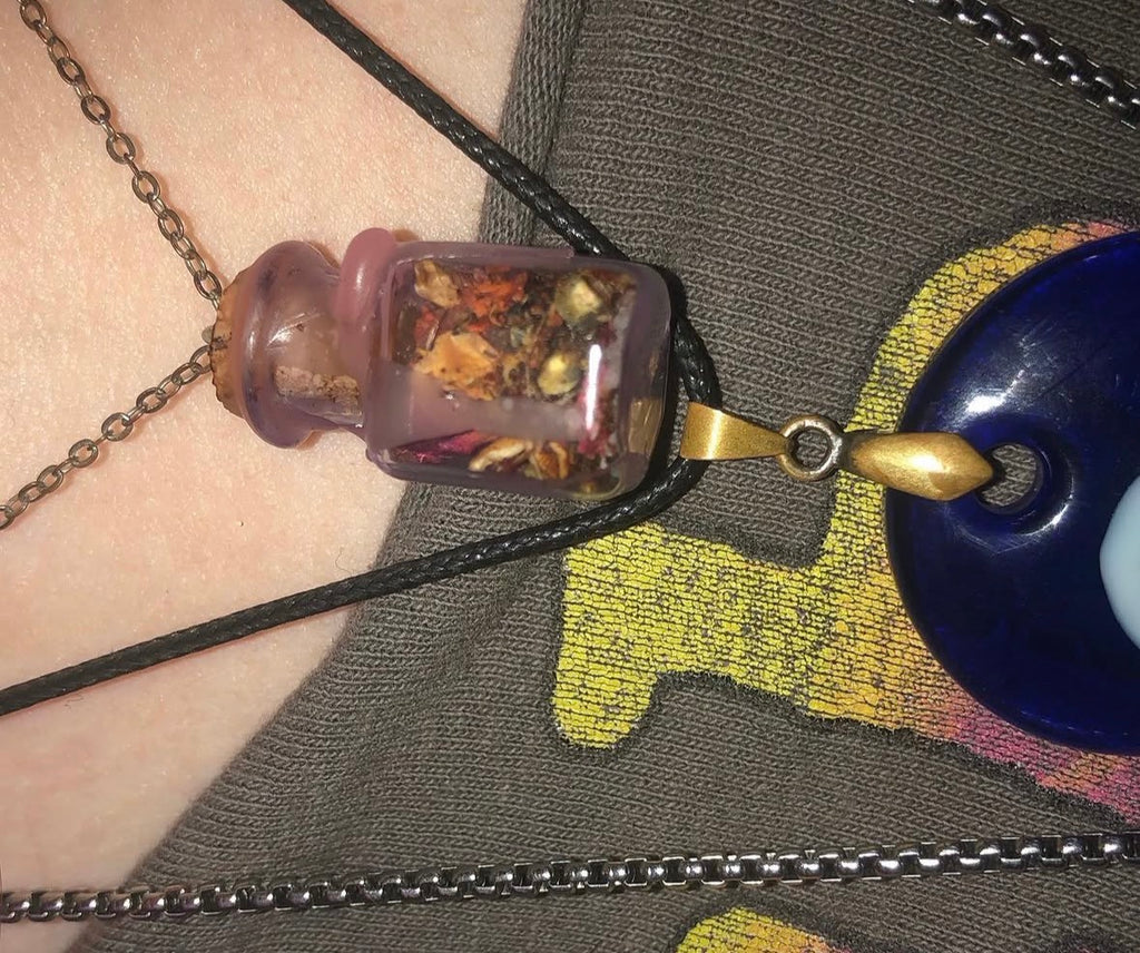 Self Love Spell Jar Necklace